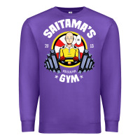 Purple anime gym Premium Sweatshirt - artisFamous