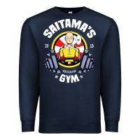 Navy anime gym Premium Sweatshirt - artisFamous