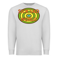 Dove Grey sick sad world Premium Sweatshirt - artisFamous