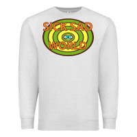 Oatmeal Heather sick sad world Premium Sweatshirt - artisFamous