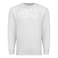 Oatmeal Heather sired to damon Premium Sweatshirt - artisFamous