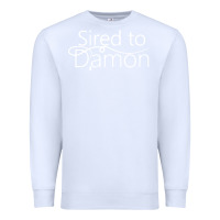 White sired to damon Premium Sweatshirt - artisFamous