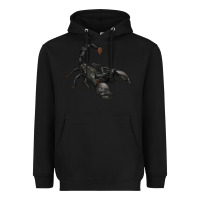 Black scorpion Heavyweight Hoodie - JahusDesignShop