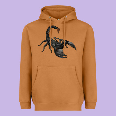 Scorpion Heavyweight Hoodie Designed By Jahusdesignshop