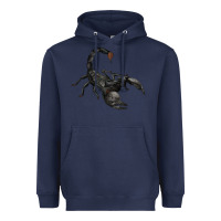 Navy scorpion Heavyweight Hoodie - JahusDesignShop