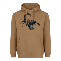 Toasted Coconut scorpion Heavyweight Hoodie - JahusDesignShop