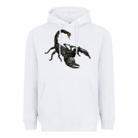 White scorpion Heavyweight Hoodie - JahusDesignShop