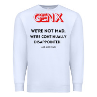 White genx were not mad Premium Sweatshirt - artisFamous