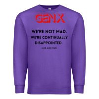 Purple genx were not mad Premium Sweatshirt - artisFamous