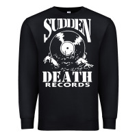 Black sudden death records Premium Sweatshirt - artisFamous