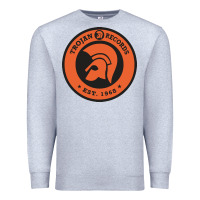Heather Grey trojann records est 1968 Premium Sweatshirt - artisFamous