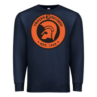 Navy trojann records est 1968 Premium Sweatshirt - artisFamous