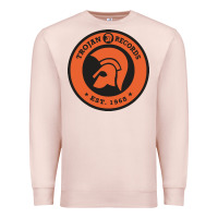Pale Pink trojann records est 1968 Premium Sweatshirt - artisFamous
