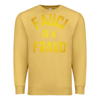Antique Gold fauci is a fraud Premium Sweatshirt - artisFamous