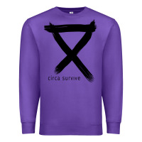 Purple circa survive Premium Sweatshirt - artisFamous