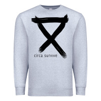 Heather Grey circa survive Premium Sweatshirt - artisFamous
