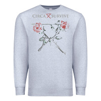 Heather Grey circa survive Premium Sweatshirt - artisFamous