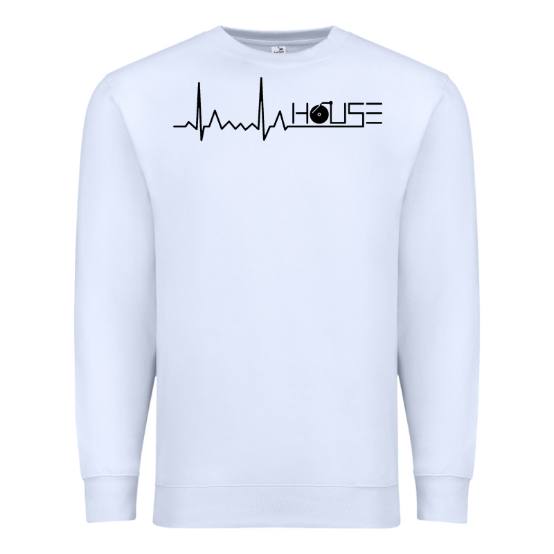House Music Heartbeat Premium Sweatshirt by artisFamous | Teevron