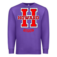 Purple howard 1867 university Premium Sweatshirt - artisFamous