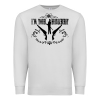 Dove Grey i'm your huckleberry Premium Sweatshirt - artisFamous