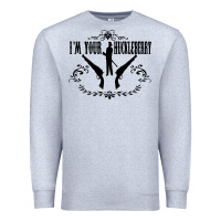 Heather Grey i'm your huckleberry Premium Sweatshirt - artisFamous