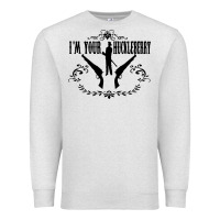 Oatmeal Heather i'm your huckleberry Premium Sweatshirt - artisFamous