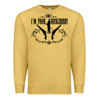 Antique Gold i'm your huckleberry Premium Sweatshirt - artisFamous