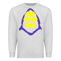 Dove Grey skeletor retro Premium Sweatshirt - artisFamous