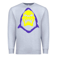 Heather Grey skeletor retro Premium Sweatshirt - artisFamous