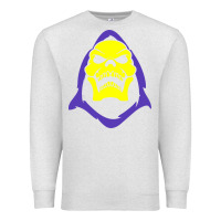 Oatmeal Heather skeletor retro Premium Sweatshirt - artisFamous