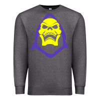 Charcoal Heather skeletor retro Premium Sweatshirt - artisFamous
