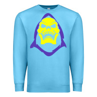 Ocean Blue skeletor retro Premium Sweatshirt - artisFamous