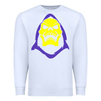 White skeletor retro Premium Sweatshirt - artisFamous