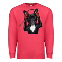 Cardinal french bulldog dj style Premium Sweatshirt - artisFamous