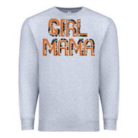 Heather Grey Girl mama Premium Sweatshirt - JahusDesignShop