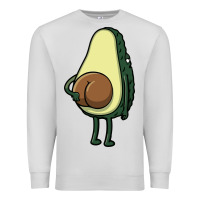 Dove Grey funny fruit avocado Premium Sweatshirt - artisFamous