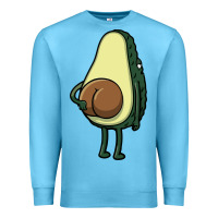 Ocean Blue funny fruit avocado Premium Sweatshirt - artisFamous
