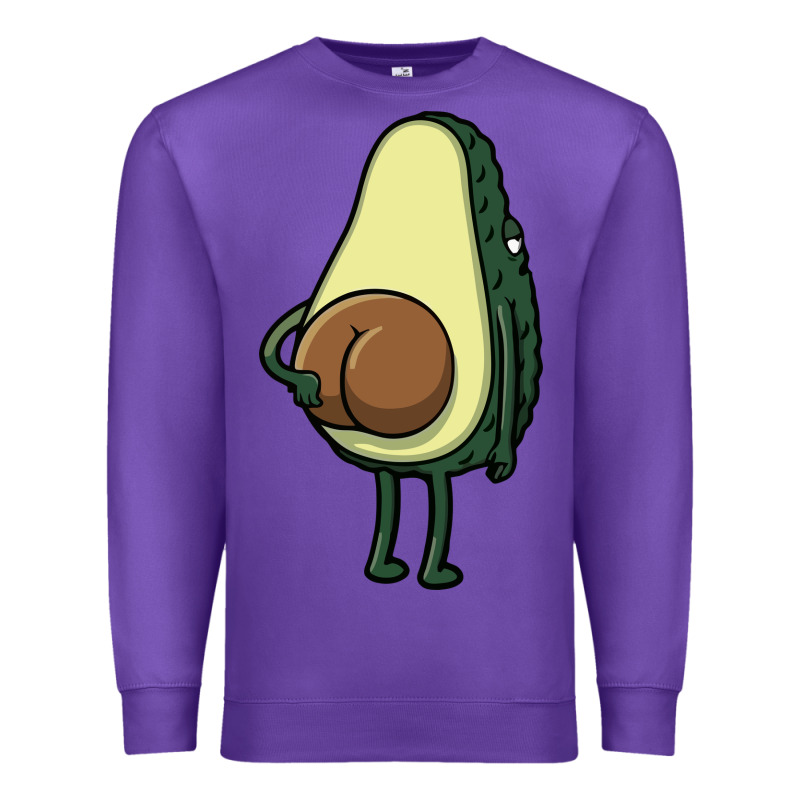 Funny Fruit Avocado Premium Sweatshirt by artisFamous | Teevron