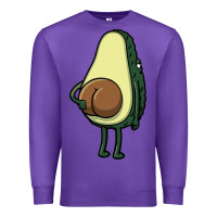 Purple funny fruit avocado Premium Sweatshirt - artisFamous