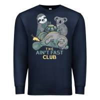 Navy the ain't fast club Premium Sweatshirt - artisFamous