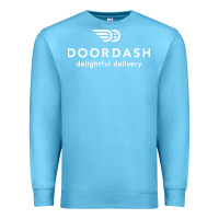 Ocean Blue doordash Premium Sweatshirt - artisFamous