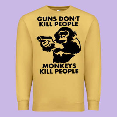 Guns Dont Kill People Premium Sweatshirt Designed By Artisfamous