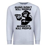 Heather Grey guns dont kill people Premium Sweatshirt - artisFamous