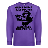 Purple guns dont kill people Premium Sweatshirt - artisFamous
