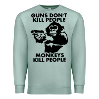 Seafoam guns dont kill people Premium Sweatshirt - artisFamous