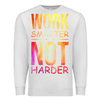 Oatmeal Heather work smarter not harder Premium Sweatshirt - artisFamous
