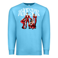 Ocean Blue maneskin rock Premium Sweatshirt - artisFamous