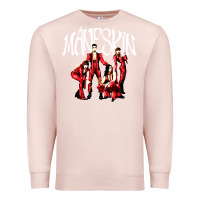 Pale Pink maneskin rock Premium Sweatshirt - artisFamous