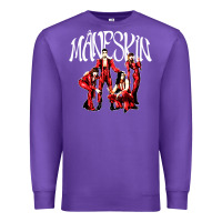 Purple maneskin rock Premium Sweatshirt - artisFamous