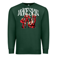 Sports Green maneskin rock Premium Sweatshirt - artisFamous